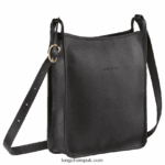 Le Foulonne Crossbody bag M Women Longchamp 8RTH80280 Black - Image 3