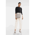 Le Foulonne Crossbody bag M Women Longchamp 8RTH80283 Turtledove - Image 2