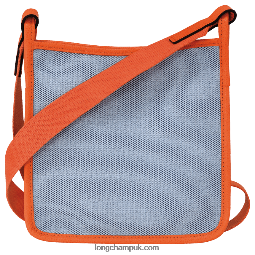 Le Foulonne Crossbody bag S Women Longchamp 8RTH80259 Blue/Orange - Image 4