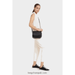 Le Foulonne Crossbody bag S Women Longchamp 8RTH80268 Black - Image 2