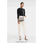 Le Foulonne Crossbody bag S Women Longchamp 8RTH80271 Turtledove - Image 2