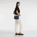 Le Foulonne Crossbody bag S Women Longchamp 8RTH80272 Navy - Image 2