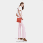 Le Foulonne Crossbody bag S Women Longchamp 8RTH80274 Orange - Image 2