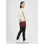 Le Foulonne Crossbody bag S Women Longchamp 8RTH80276 Red - Image 2