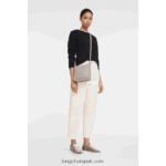 Le Foulonne Crossbody bag S Women Longchamp 8RTH80278 Turtledove - Image 2