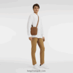 Le Foulonne Crossbody bag XS Men Longchamp 8RTH801087 Caramel - Image 2