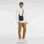 Le Foulonne Crossbody bag XS Men Longchamp 8RTH801122 Black - Image 2