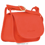Le Foulonne Crossbody bag XS Women Longchamp 8RTH80262 Orange - Image 3