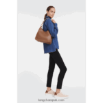 Le Foulonne Hobo bag M Women Longchamp 8RTH80389 Caramel - Image 2