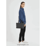 Le Foulonne Tote bag M Women Longchamp 8RTH80124 Black - Image 2
