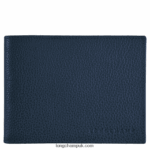 Le Foulonne Wallet Men Longchamp 8RTH80634 Navy