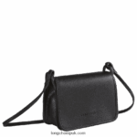 Le Foulonne Wallet on chain Women Longchamp 8RTH80327 Black - Image 3