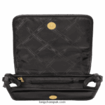 Le Foulonne Wallet on chain Women Longchamp 8RTH80327 Black - Image 5