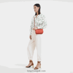 Le Foulonne Wallet on chain Women Longchamp 8RTH80328 Orange - Image 2