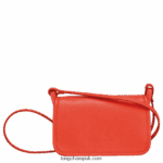 Le Foulonne Wallet on chain Women Longchamp 8RTH80328 Orange