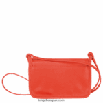 Le Foulonne Wallet on chain Women Longchamp 8RTH80328 Orange - Image 4