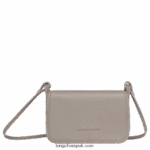 Le Foulonne Wallet on chain Women Longchamp 8RTH80332 Turtledove