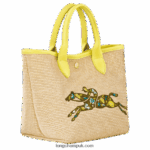 Le Panier Pliage Basket bag S Women Longchamp 8RTH8060 Yellow - Image 3