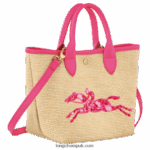 Le Panier Pliage Basket bag S Women Longchamp 8RTH8062 Fuchsia - Image 3