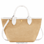 Le Panier Pliage Basket bag S Women Longchamp 8RTH8063 White - Image 4