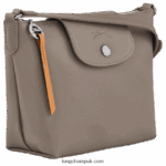 Le Pliage City Crossbody bag XS Women Longchamp 8RTH80224 Taupe - Image 3
