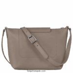 Le Pliage City Crossbody bag XS Women Longchamp 8RTH80224 Taupe - Image 4