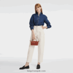 Le Pliage City Pouch with handle Women Longchamp 8RTH80679 Terracotta - Image 2