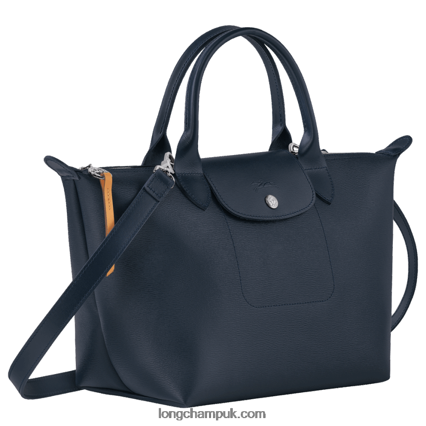 Le Pliage City Top handle bag S Women Longchamp 8RTH8088 Navy - Image 3