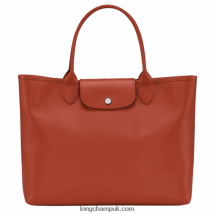 Le Pliage City Tote bag L Women Longchamp 8RTH8085 Terracotta
