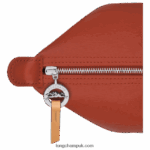 Le Pliage City Tote bag M Women Longchamp 8RTH80354 Terracotta - Image 5