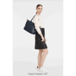 Le Pliage City Tote bag M Women Longchamp 8RTH80355 Navy - Image 2