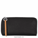 Le Pliage City Wallet with zip around Women Longchamp 8RTH80550 Black
