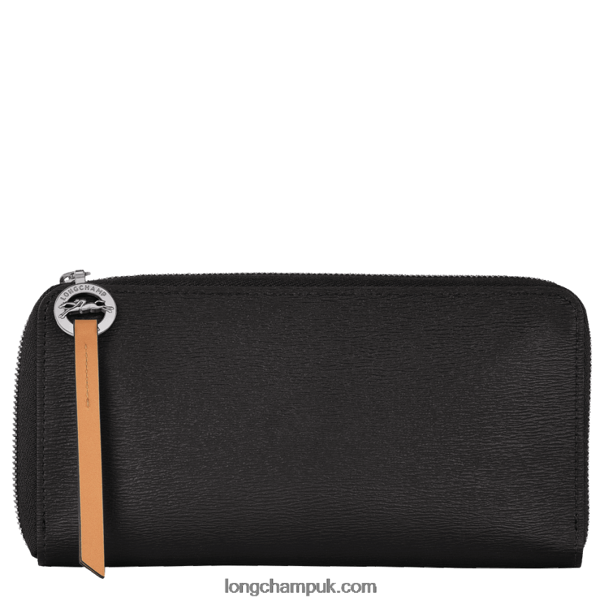 Le Pliage City Wallet with zip around Women Longchamp 8RTH80550 Black - Image 1