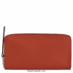 Le Pliage City Wallet with zip around Women Longchamp 8RTH80551 Terracotta