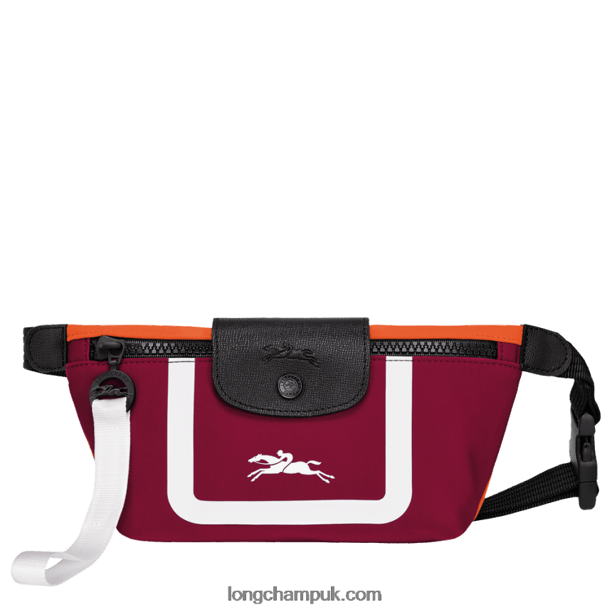 Le Pliage Collection Belt bag Women Longchamp 8RTH80213 Orange/Burgundy - Image 1