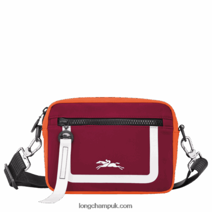 Le Pliage Collection Camera bag S Men Longchamp 8RTH80335 Orange/Burgundy