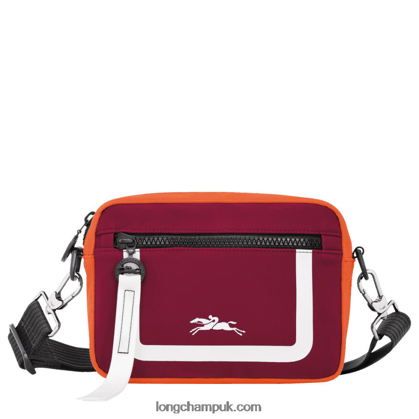 Le Pliage Collection Camera bag S Men Longchamp 8RTH80335 Orange/Burgundy - Image 1