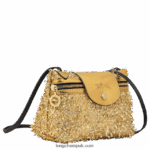 Le Pliage Collection Crossbody bag Women Longchamp 8RTH80222 Gold - Image 3