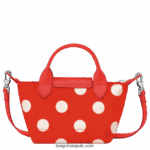 Le Pliage Collection Handbag XS Women Longchamp 8RTH8082 Orange - Image 4