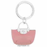 Le Pliage Cuir Key rings Pliage Women Longchamp 8RTH80737 Petal Pink
