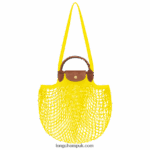 Le Pliage filet Mesh bag L Women Longchamp 8RTH802 Lemon