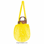 Le Pliage filet Mesh bag L Women Longchamp 8RTH802 Lemon - Image 3
