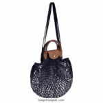 Le Pliage filet Mesh bag L Women Longchamp 8RTH805 Navy - Image 3
