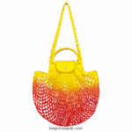 Le Pliage Filet Mesh bag L Women Longchamp 8RTH808 Yellow/Orange