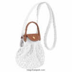 Le Pliage Filet Mesh bag XS Women Longchamp 8RTH8019 Ecru - Image 3