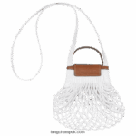 Le Pliage Filet Mesh bag XS Women Longchamp 8RTH8019 Ecru - Image 4