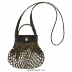 Le Pliage Filet Mesh bag XS Women Longchamp 8RTH80341 Black/Golden