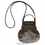 Le Pliage Filet Mesh bag XS Women Longchamp 8RTH80341 Black/Golden - Image 4