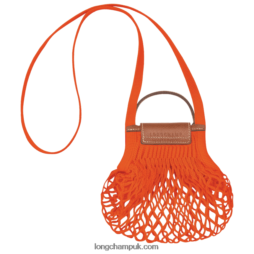 Le Pliage Filet Mesh bag XS Women Longchamp 8RTH806 Orange - Image 4