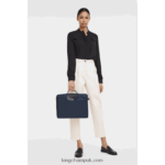 Le Pliage Green Document folder Men Longchamp 8RTH80496 Navy - Image 2
